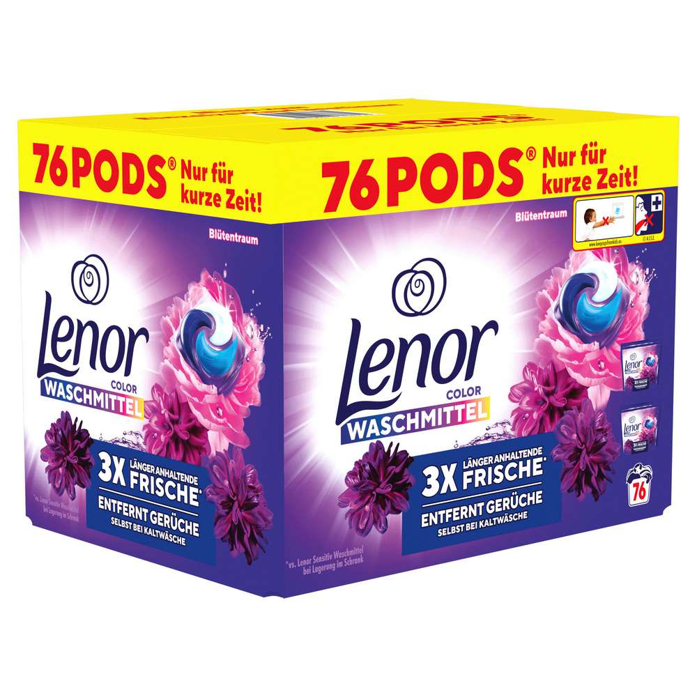 Produktabbildung Lenor Color-Waschmittel-Caps, Blütentraum
