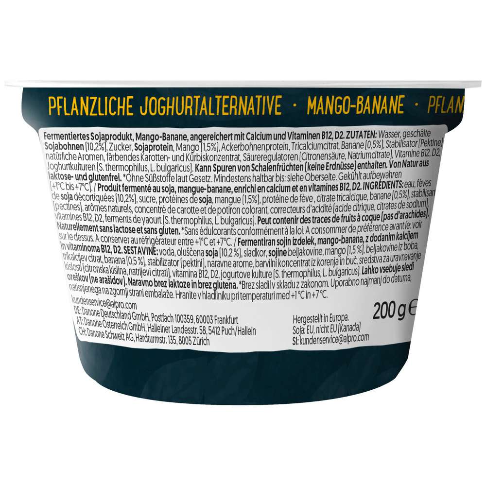 Produktabbildung Alpro Joghurtalternative Mango-Banane