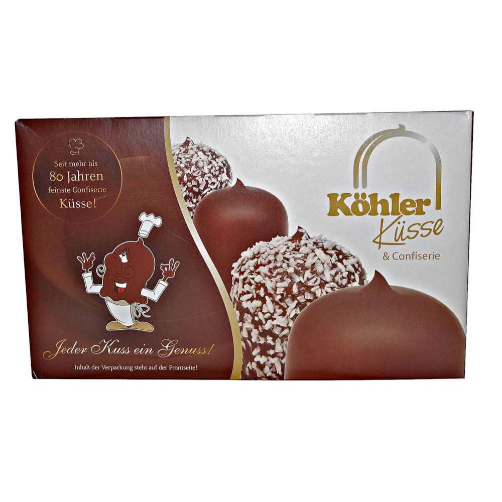 Produktabbildung Köhler Küsse Schaumküsse, Zartbitter & Kokos