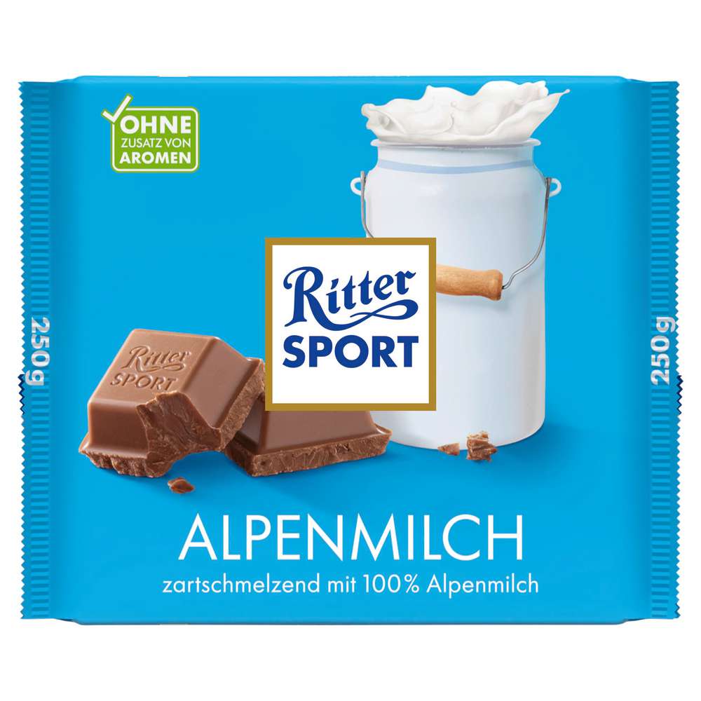 Produktabbildung Ritter Sport Tafelschokolade, Alpenmilch