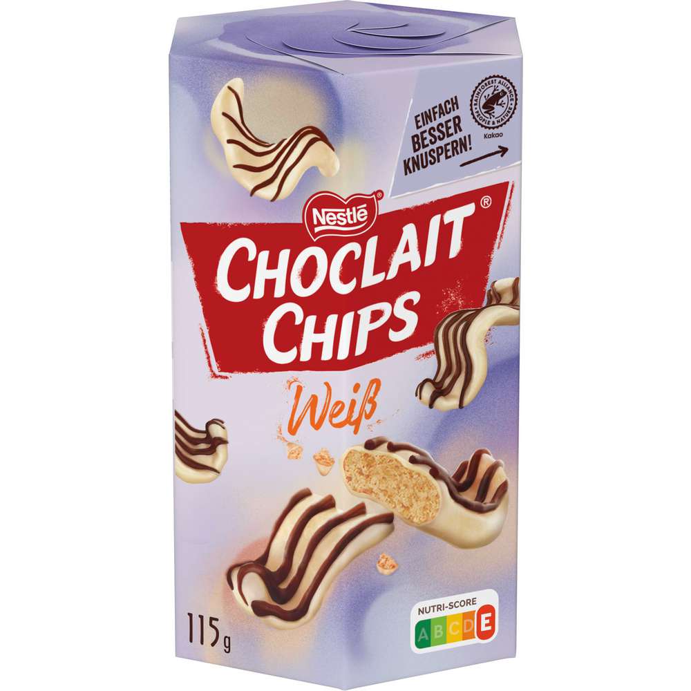 Produktabbildung Nestle Choclait Chips, White
