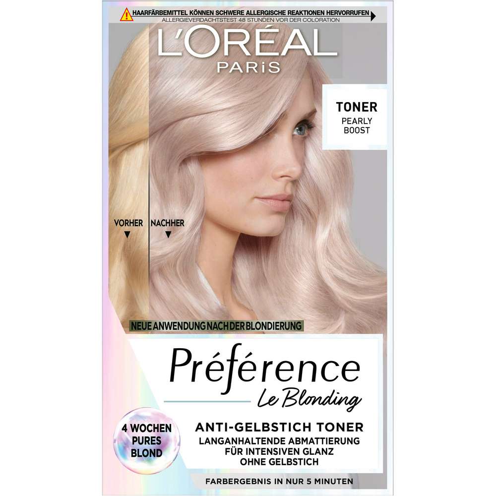 Produktabbildung L'Oreal Paris Préférence Le Blonding Toner 02 Pearly Boost

