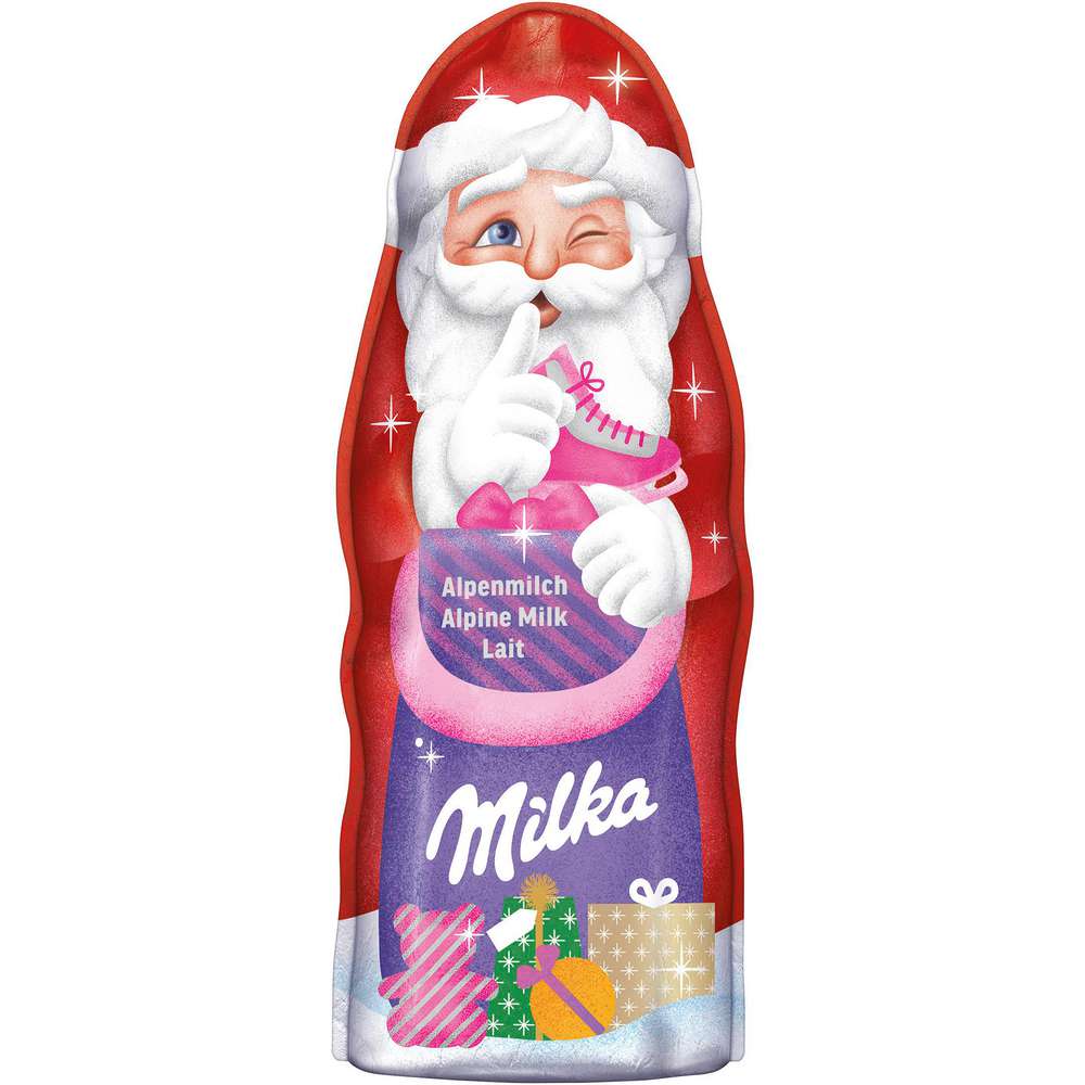 Produktabbildung Milka Weihnachtsmann, Alpenmilch