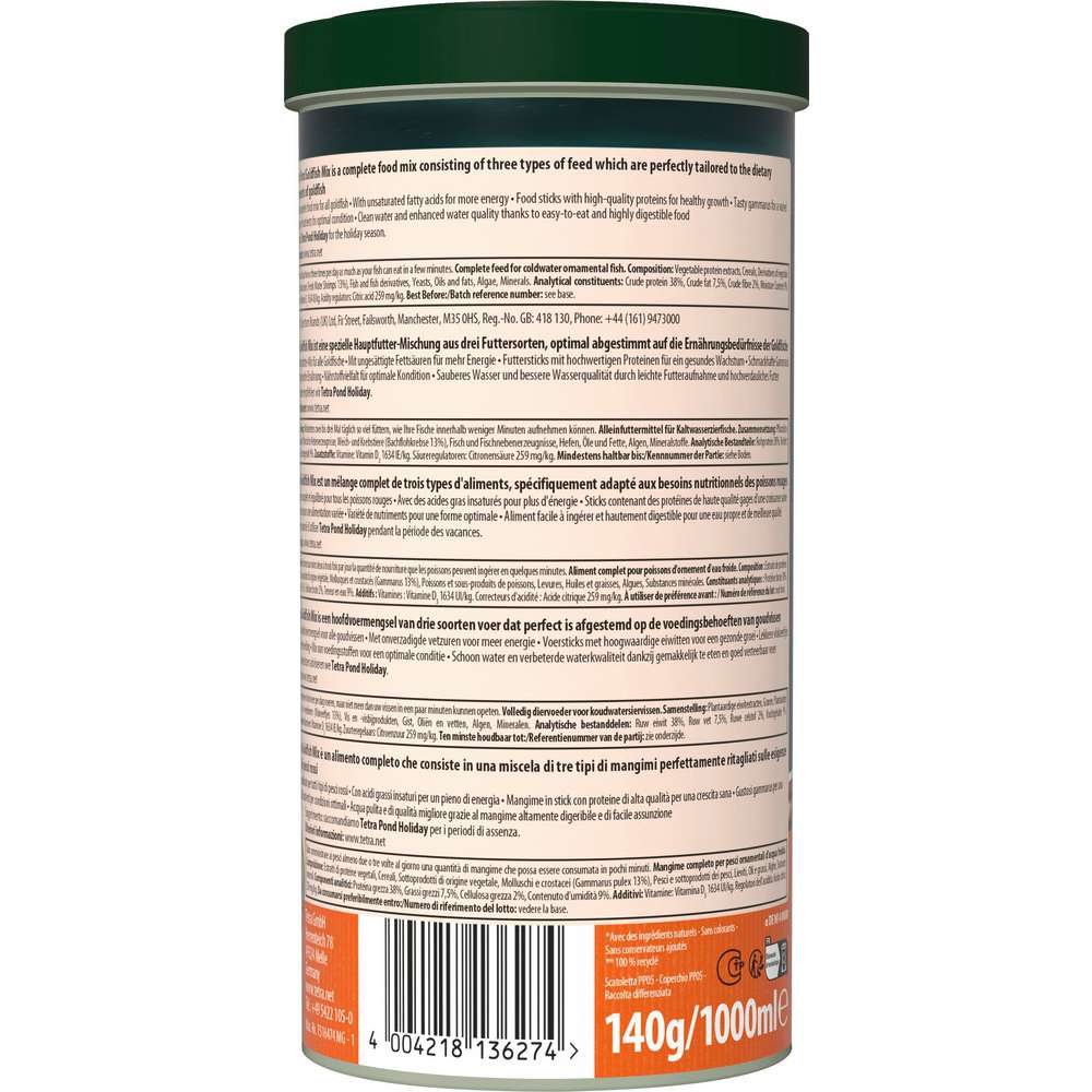 Produktabbildung Tetra Goldfische Hauptfuttermix Pond
