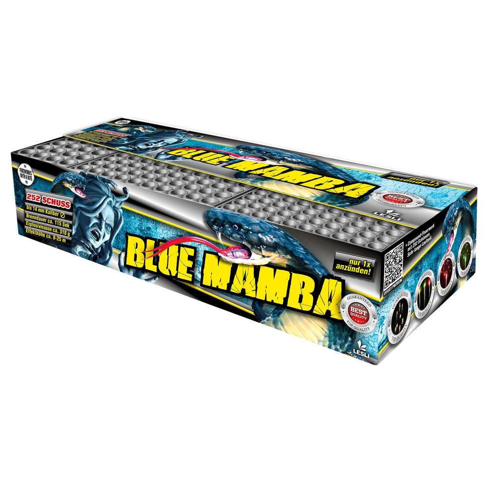 Produktabbildung Lesli Silvesterzauber Feuerwerk Blue Mamba