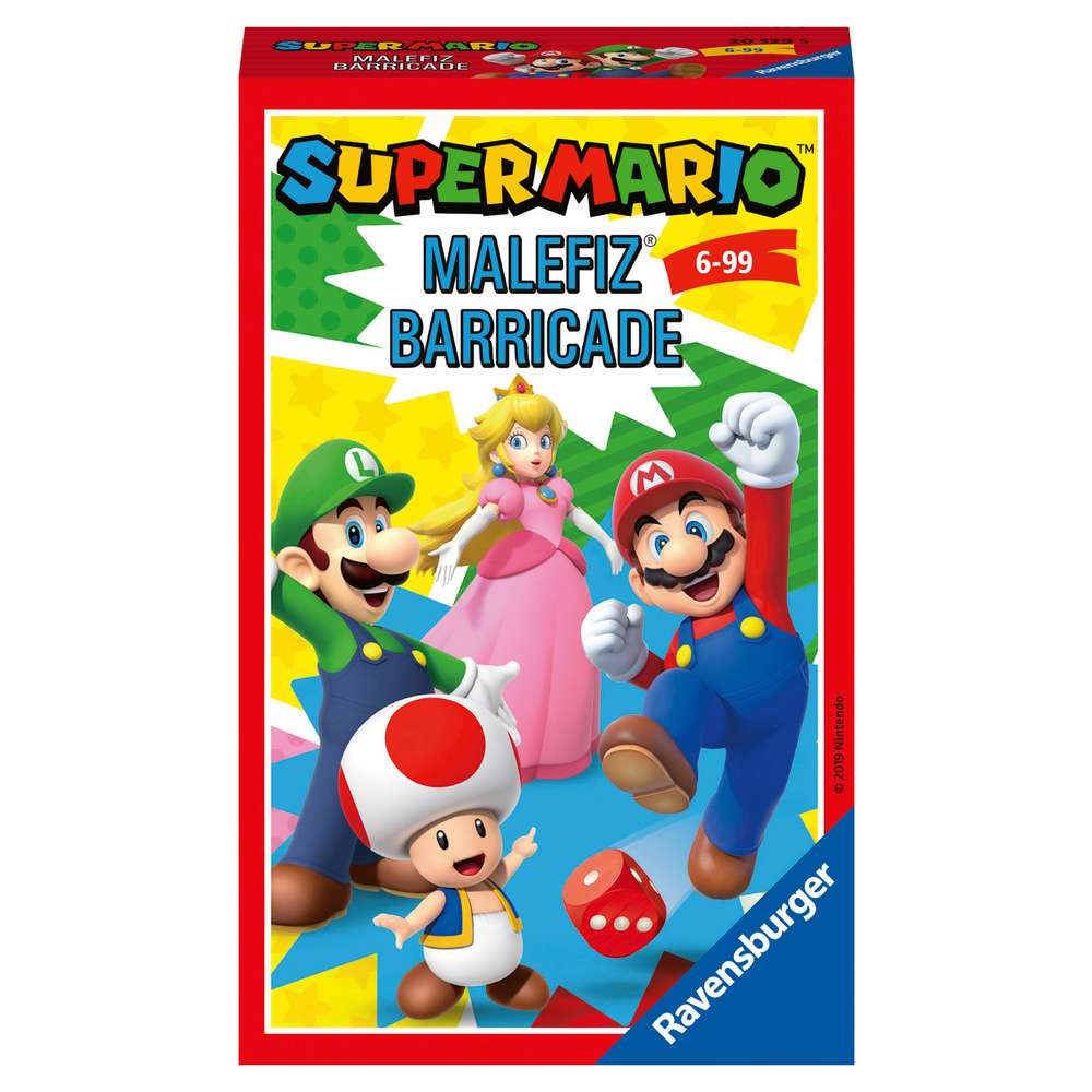 Produktabbildung Ravensburger Mitbringspiel Super Mario Malefiz Barricade