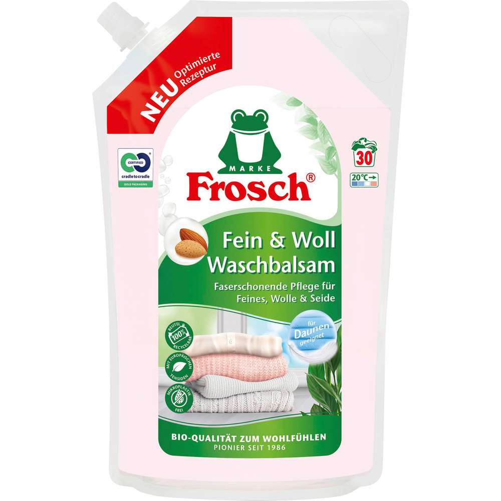 Produktabbildung Frosch Bio Waschbalsam Fein & Wolle