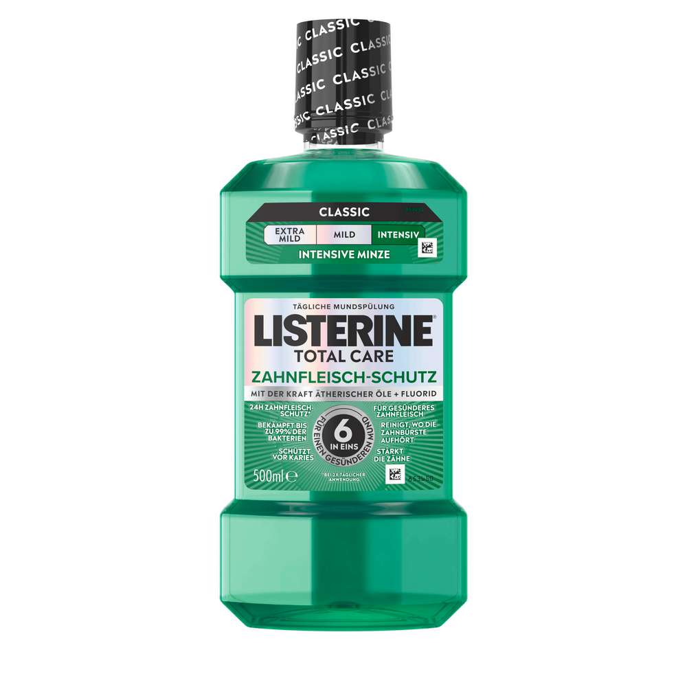 Produktabbildung Listerine Mundspülung Total Care, Zahnfleischschutz