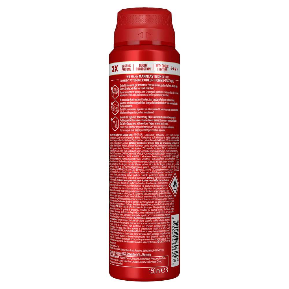 Produktabbildung Old Spice Deo Spray, Wolfthorn