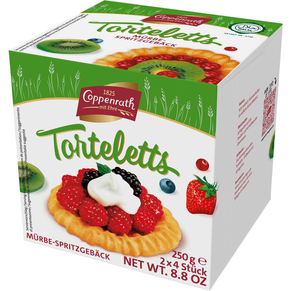 Produktabbildung Coppenrath Mürbe-Spritzgebäck Torteletts