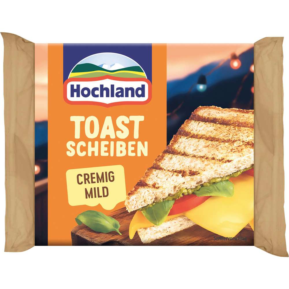 Produktabbildung Hochland Schmelzscheiben Toast