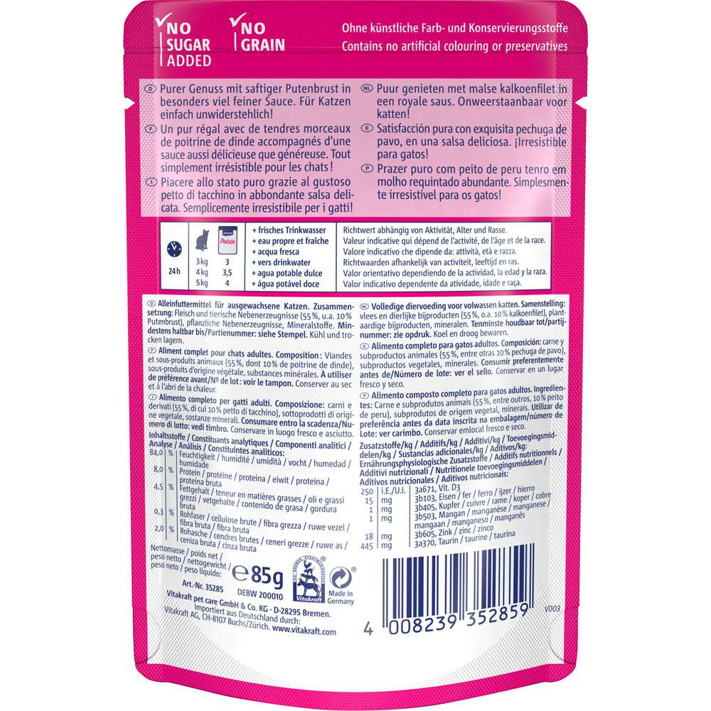 Produktabbildung Vitakraft Katzen-Nassfutter Poésie Délice, Putenbrust