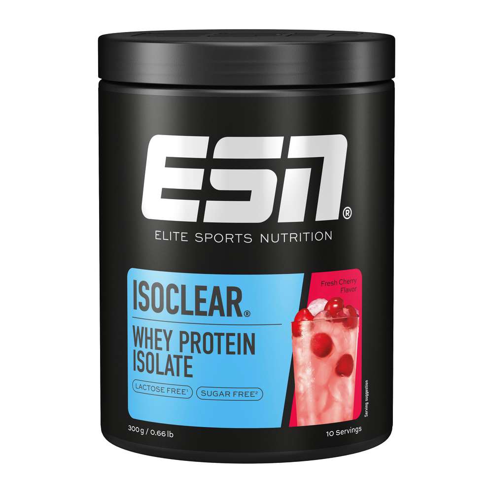 Produktabbildung ESN Isoclear Whey Isolate Kirsch
