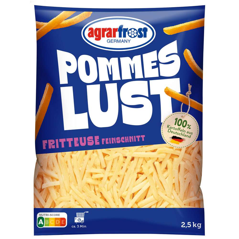 Produktabbildung Agrarfrost Pommes Frites Feinschnitt, tiefgekühlt