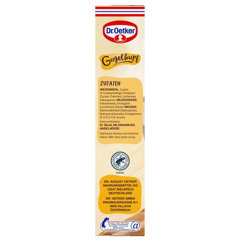 Produktabbildung Dr. Oetker Backmischung Gugelhupf