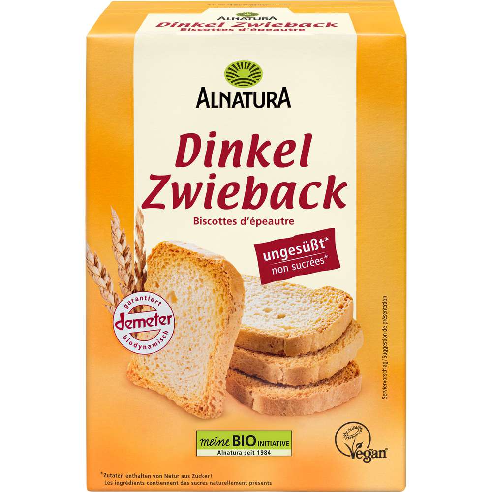 Produktabbildung Alnatura Bio Dinkel Zwieback