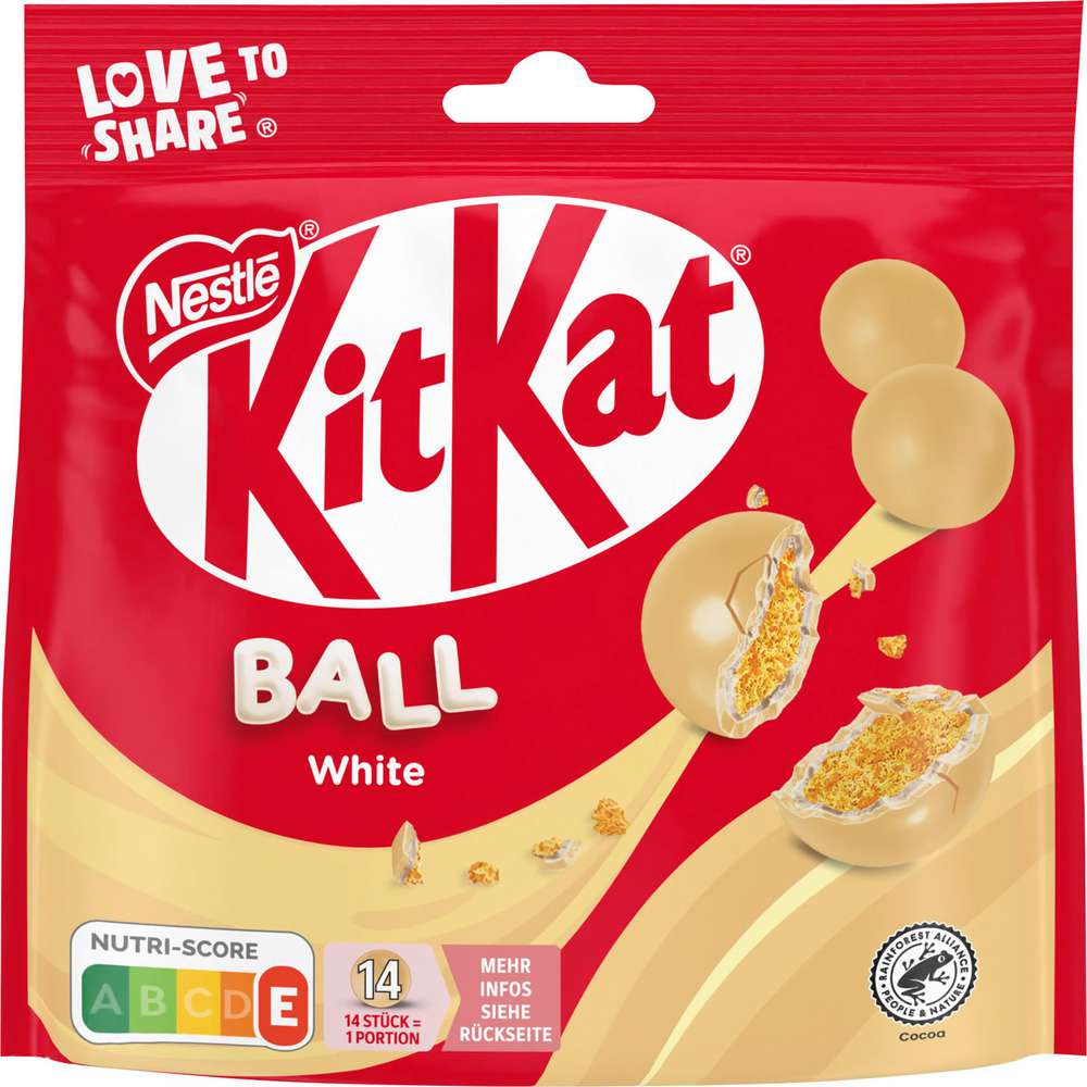 Produktabbildung Nestle Kit Kat Ball White