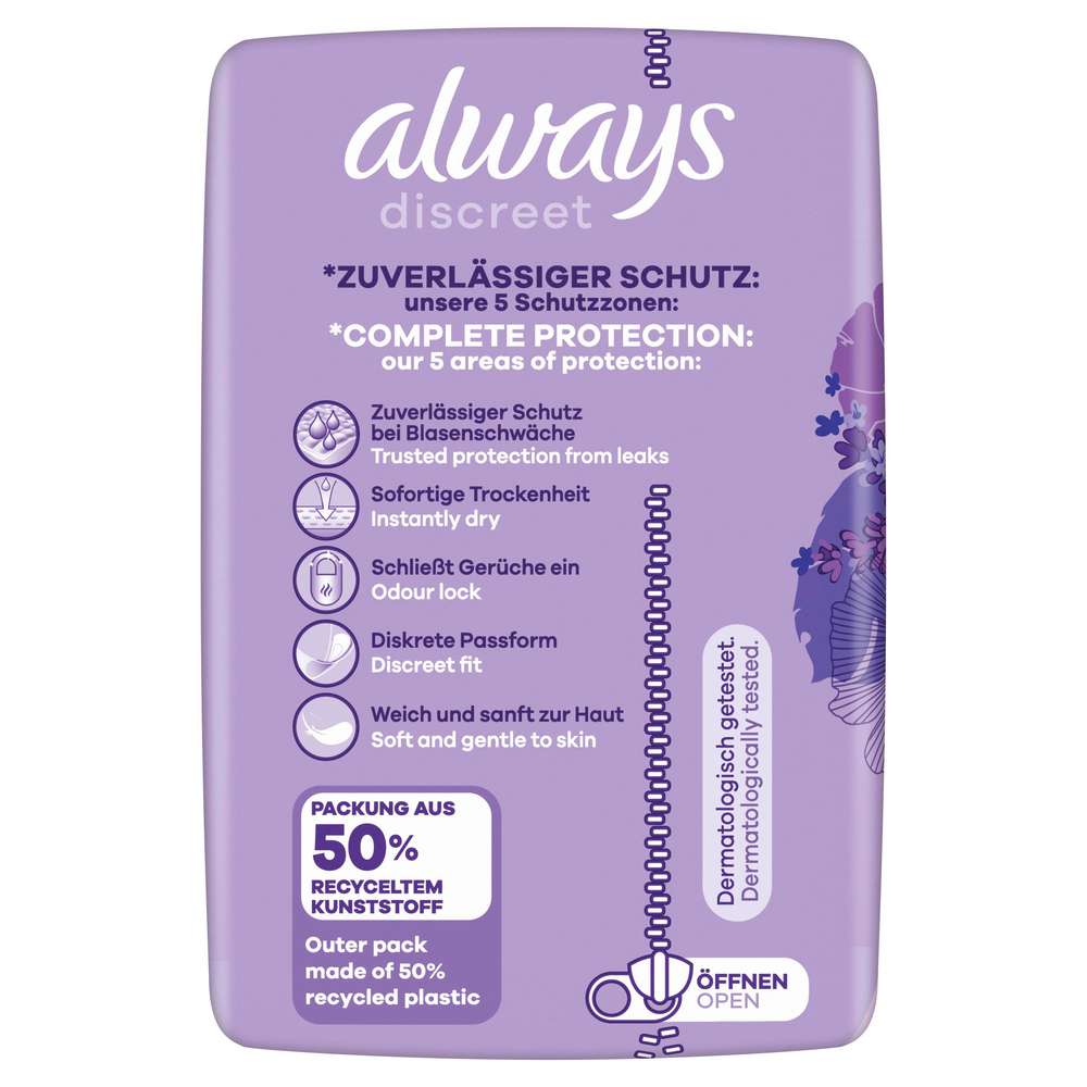 Produktabbildung Always Discreet Inkontinenzeinlagen Small