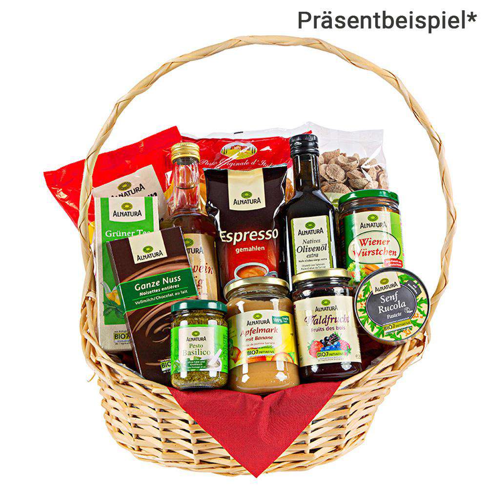 Produktabbildung keine Marke Präsentkorb Alnatura-Artikel