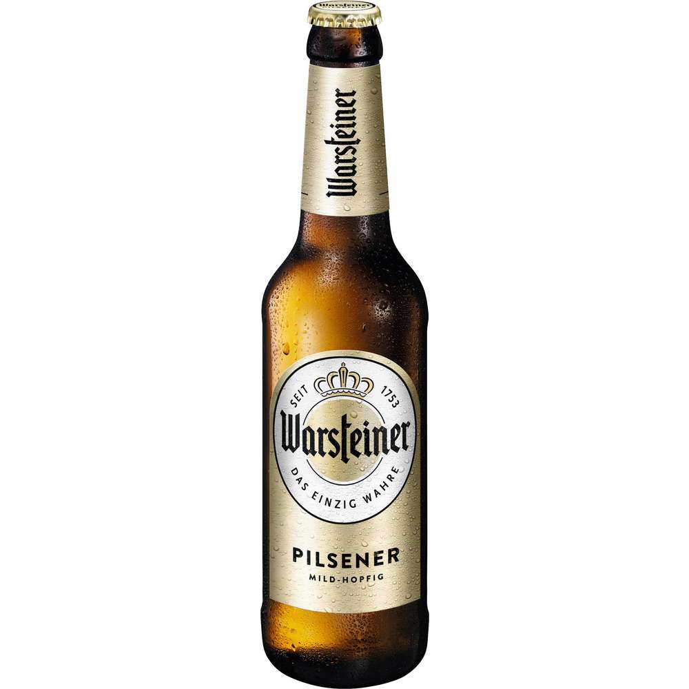 Produktabbildung Warsteiner Premium Pilsener Bier, Langhals, 4,8 %