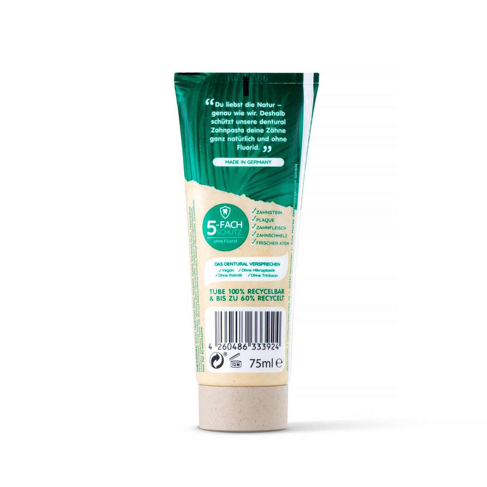 Produktabbildung happybrush Dentural, Natural Fluorid Frei