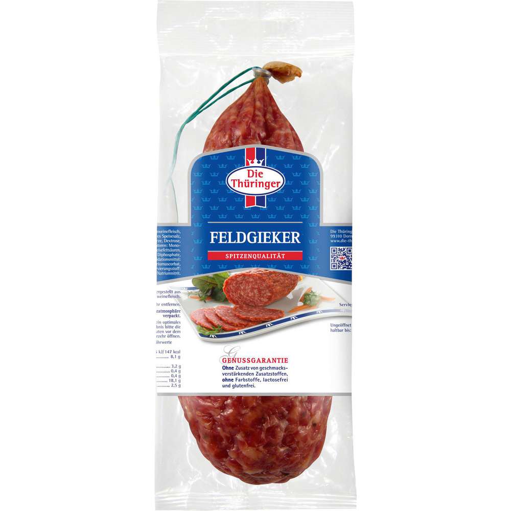 Produktabbildung Die Thüringer Eichsfelder Feldgieker Mettwurst