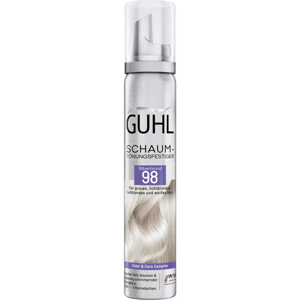 Produktabbildung Guhl Schaumtönungsfestiger, 98 Silberblond