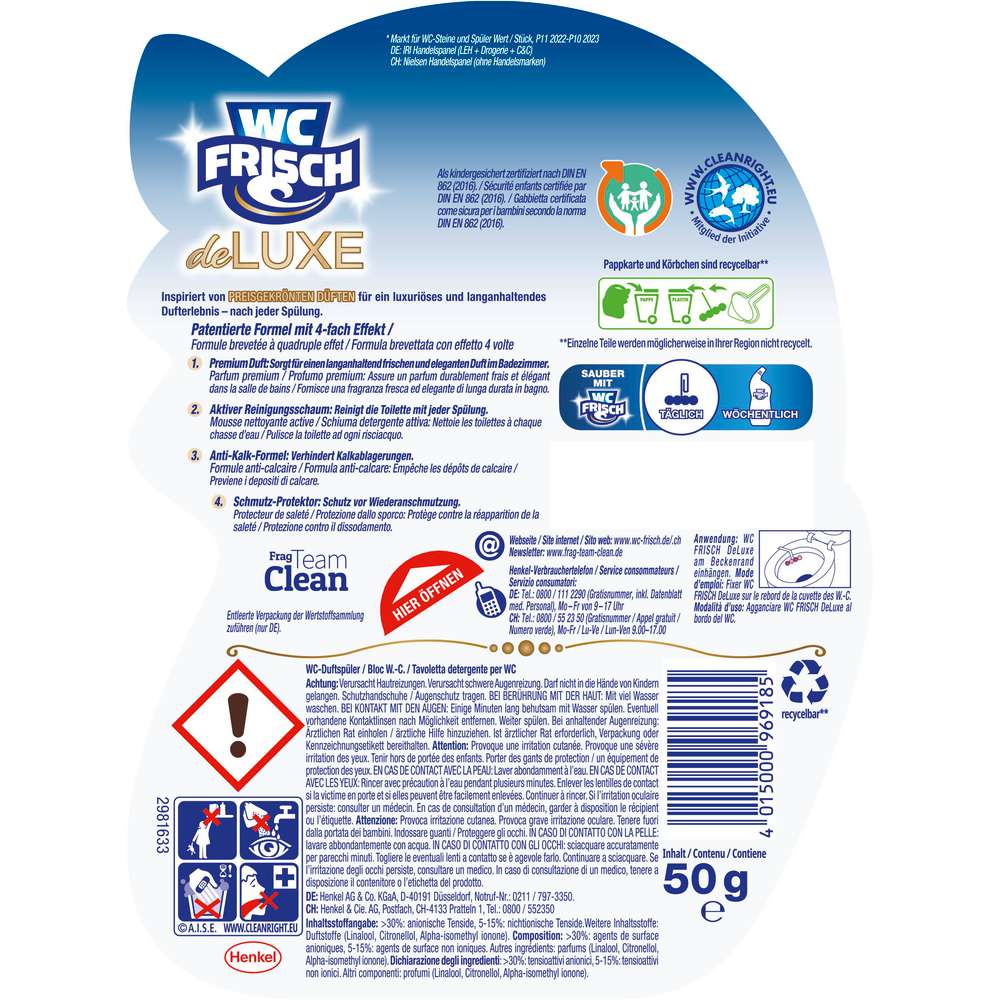 Produktabbildung WC Frisch WC Duftspüler Deluxe, Delicate Magnolia