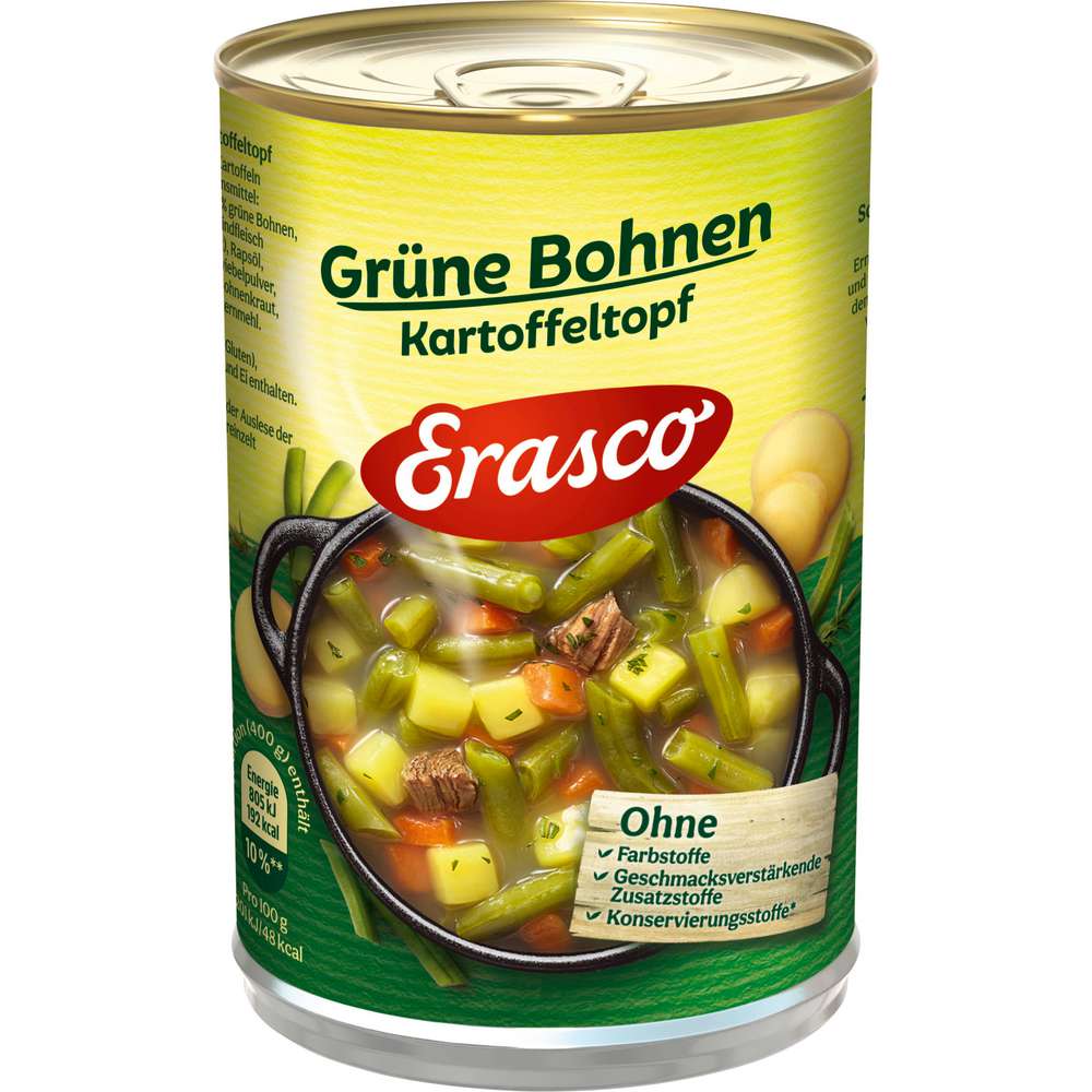 Produktabbildung Erasco Grüne Bohnen-Kartoffeleintopf