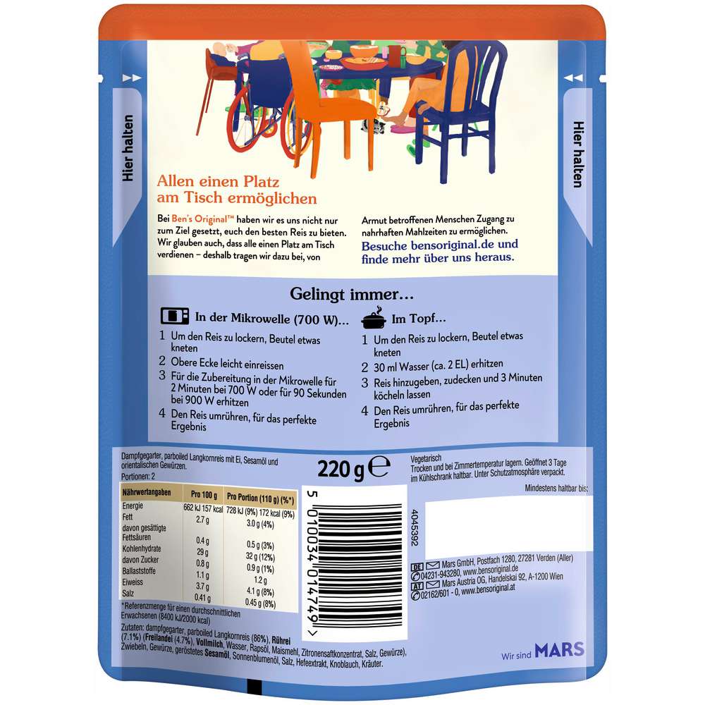 Produktabbildung BEN'S ORIGINAL Express Reis gebratener Reis