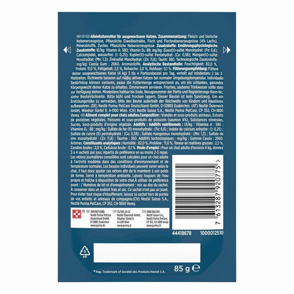 Produktabbildung Purina Katzen-Nassfutter Gourmet Perle, Lachs in Gelee