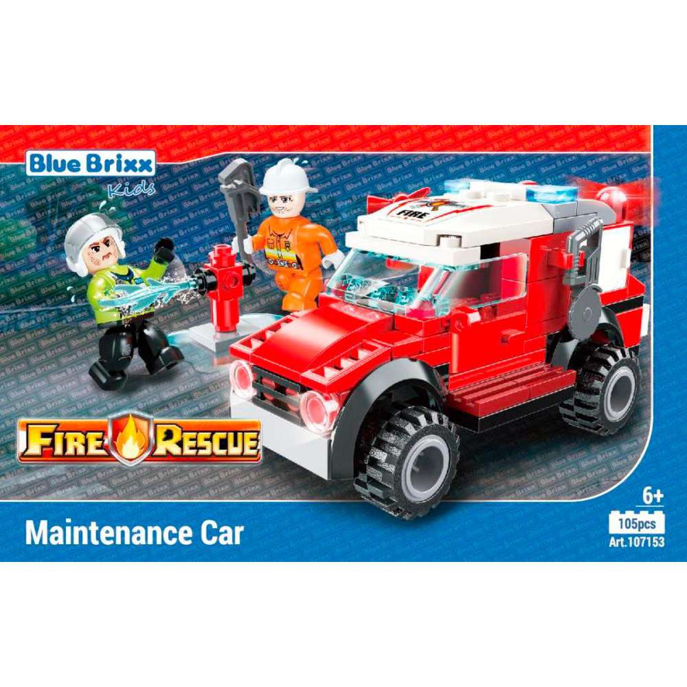 Produktabbildung Blue Brixx 107153 - Stadtfeuerwehr Wartungsfahrzeug