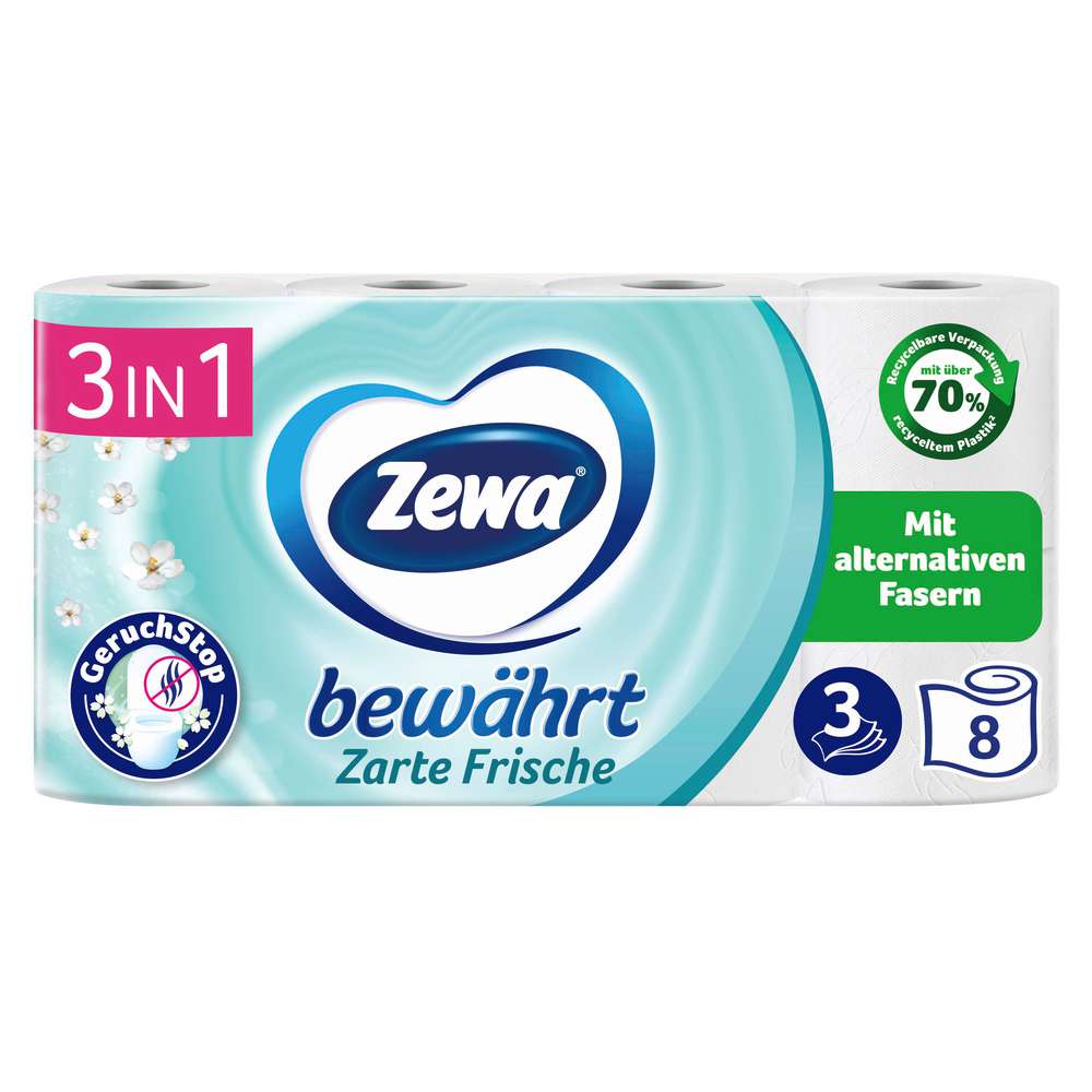 Produktabbildung Zewa Toilettenpapier 3-lagig, Lufterfrischer