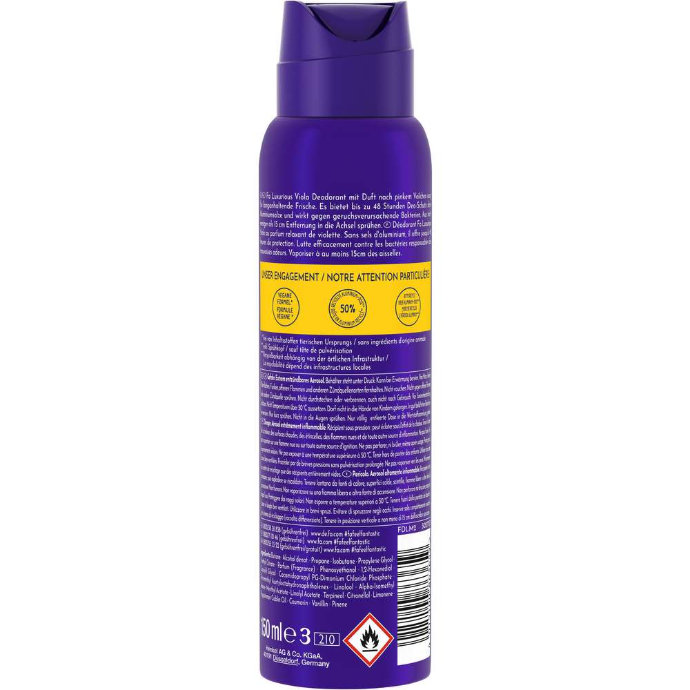 Produktabbildung Fa Deo Spray, Luxurious Viola