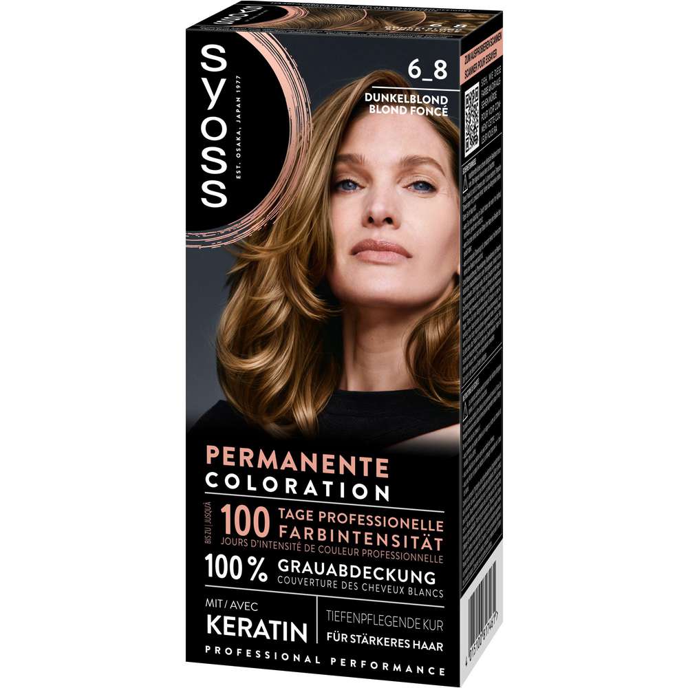 Produktabbildung Syoss Permanente Coloration 6_8 Dunkelblond