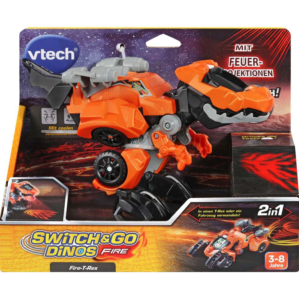 Produktabbildung V-Tech Switch & Go Dinos - Fire-T-Rex