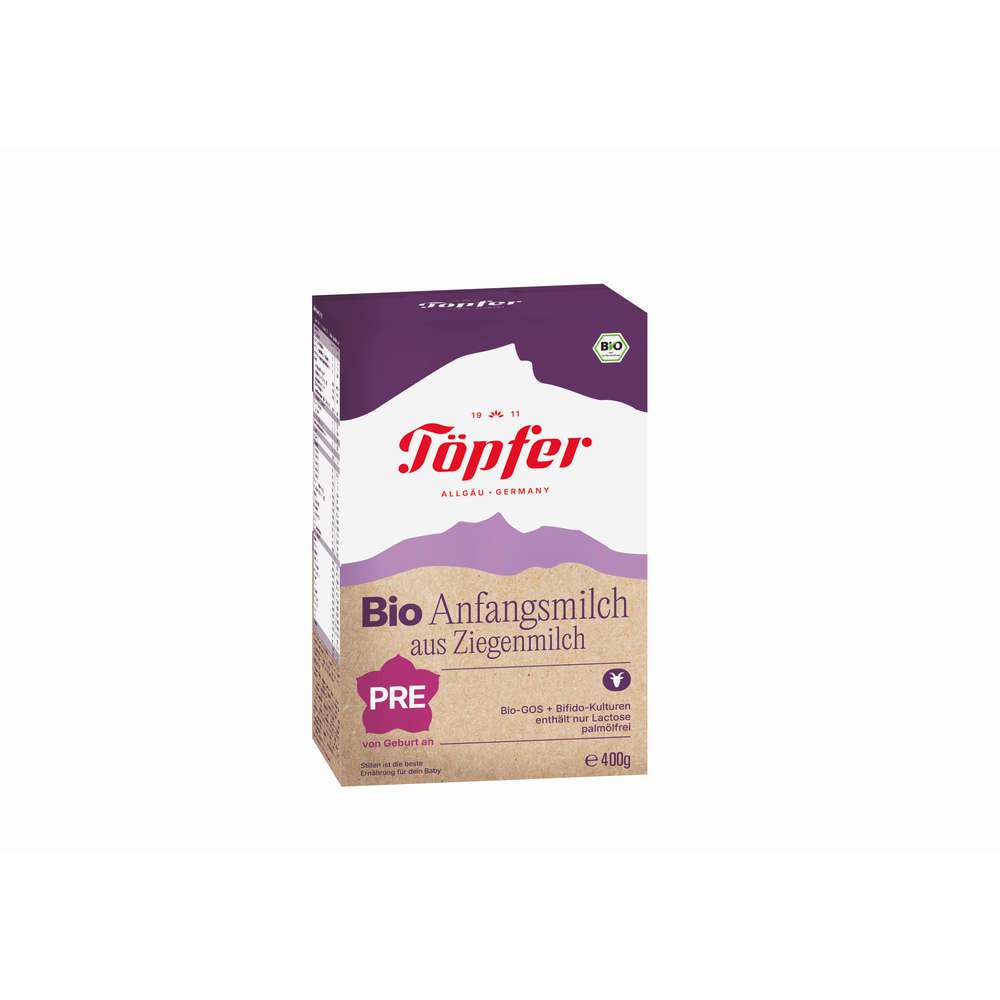 Produktabbildung Töpfer Bio Anfangsmilch aus Ziegenmilch Pre