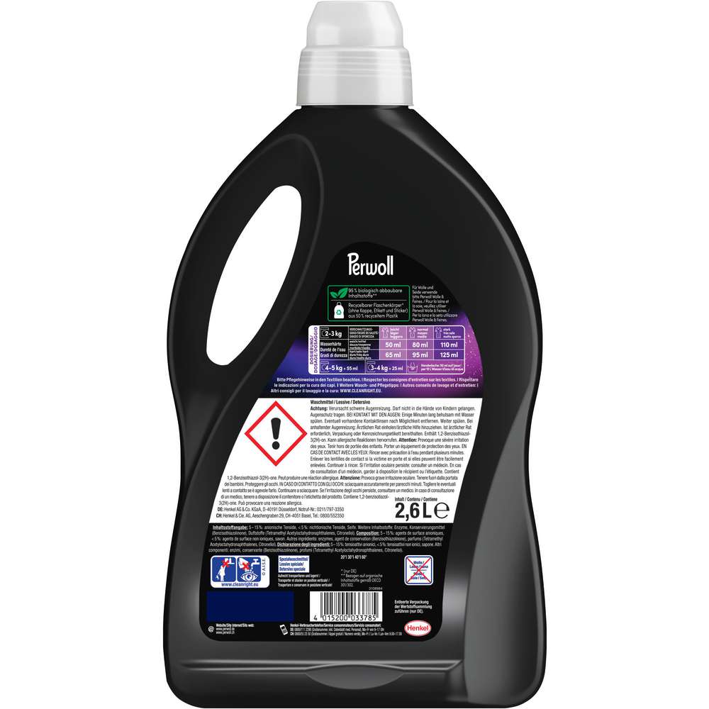 Produktabbildung Perwoll Color-Waschmittel, flüssig, Renew Black