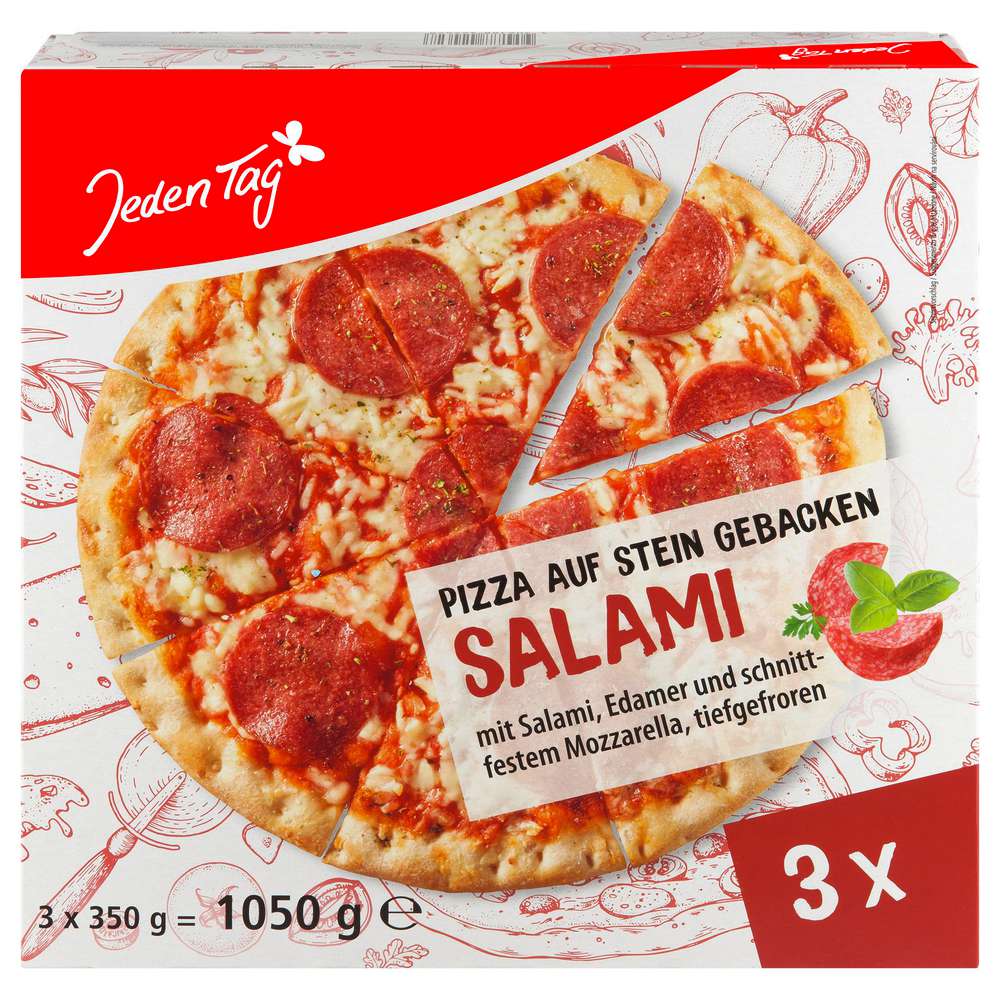 Produktabbildung Jeden Tag Pizza Salami