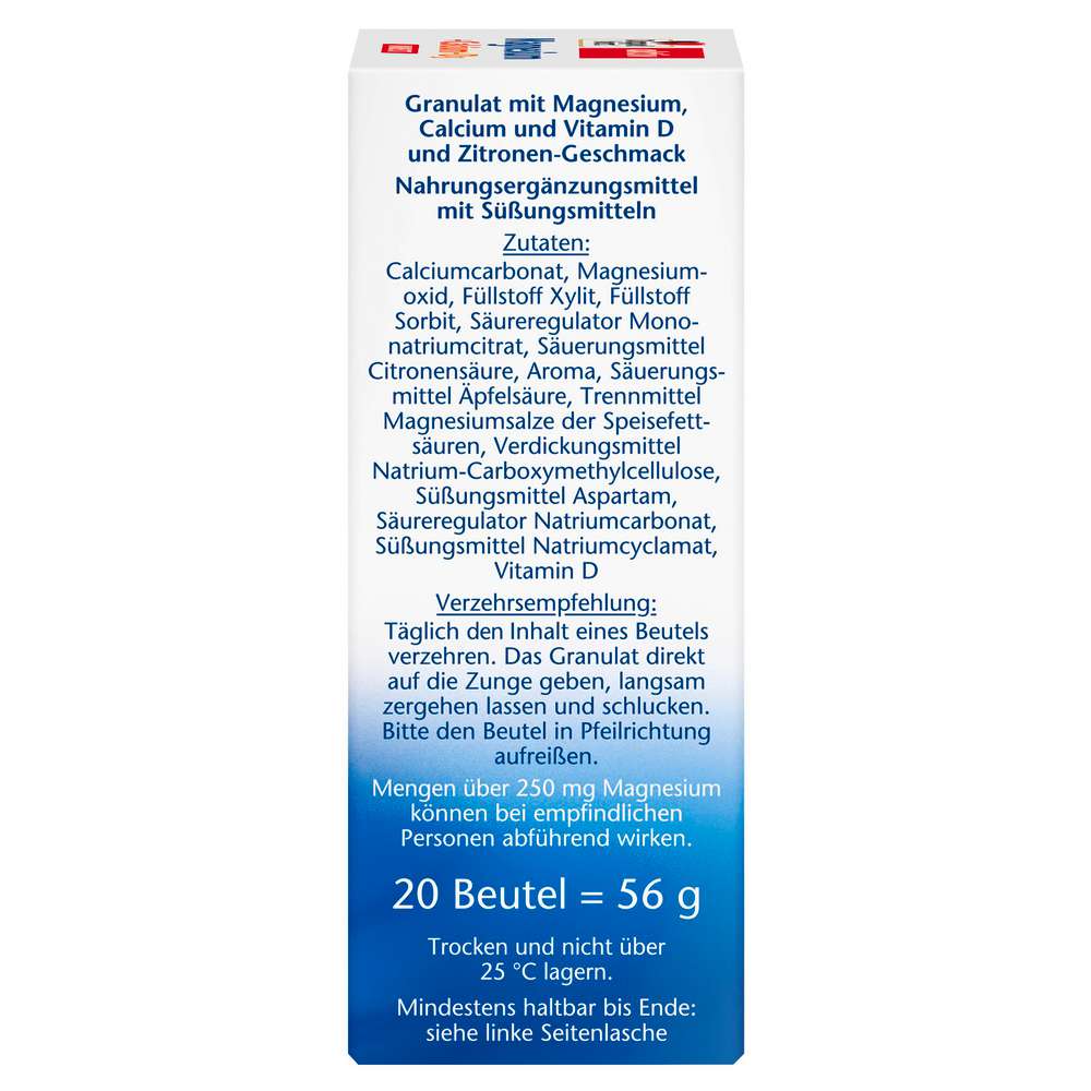 Produktabbildung Doppelherz Magnesium + Calcium + Vitamin D3  Direkt