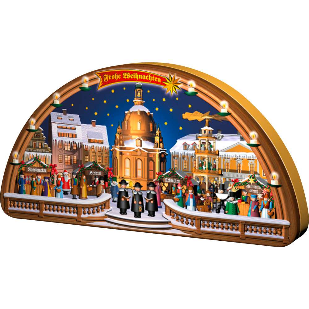 Produktabbildung Elbflorenz Stollenkonfekt Schwibbogen