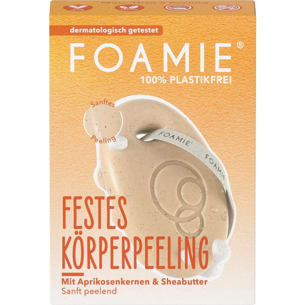 Produktabbildung Foamie Festes Körperpeeling, Aprikose