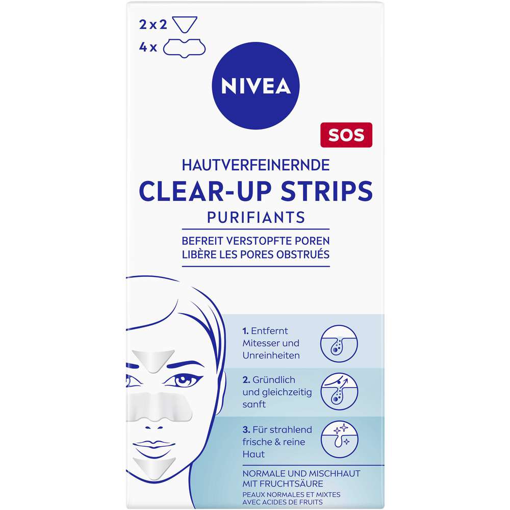 Produktabbildung Nivea Gesichtsreinigende Clear up Strips