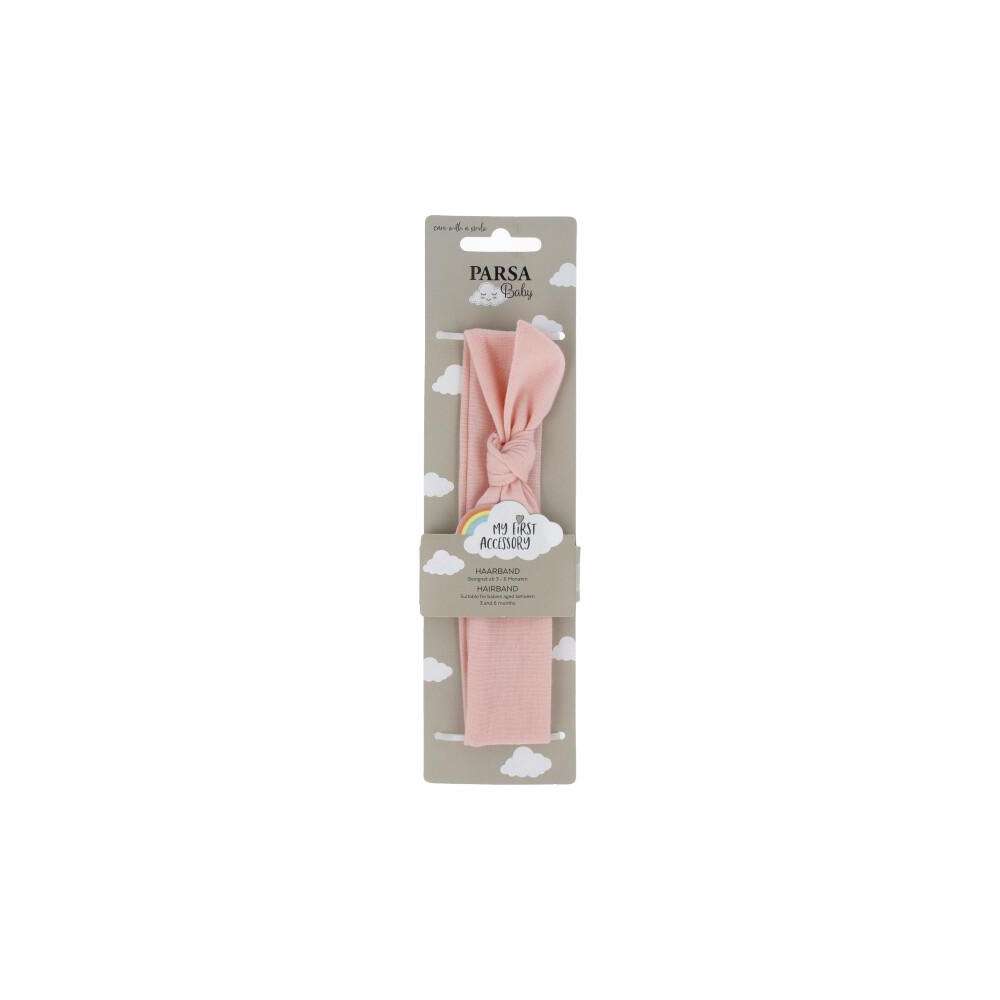 Produktabbildung Parsa Beauty Haarband rosa mit Schleife