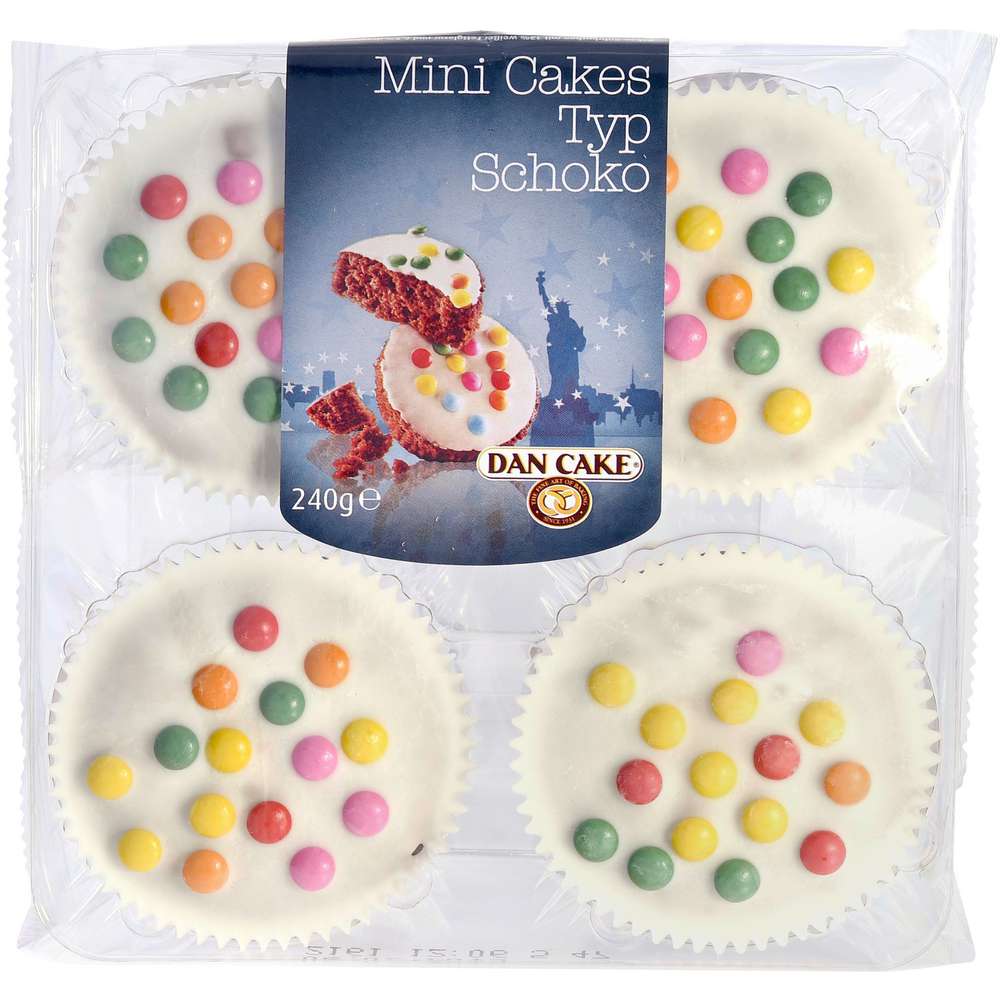 Produktabbildung Dan Cake Mini Schokokuchen mit Schokolinsen