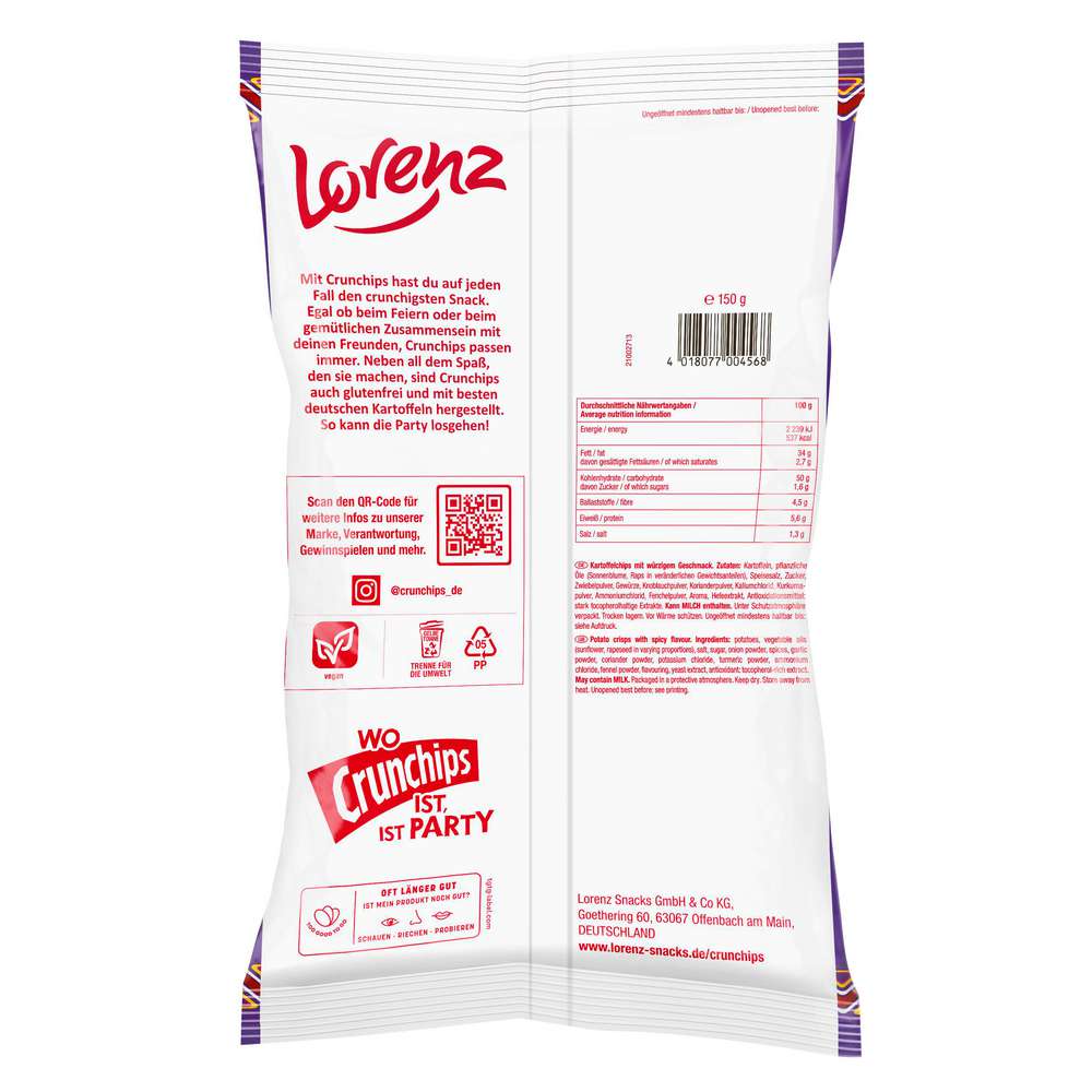Produktabbildung Lorenz Crunchips African Style