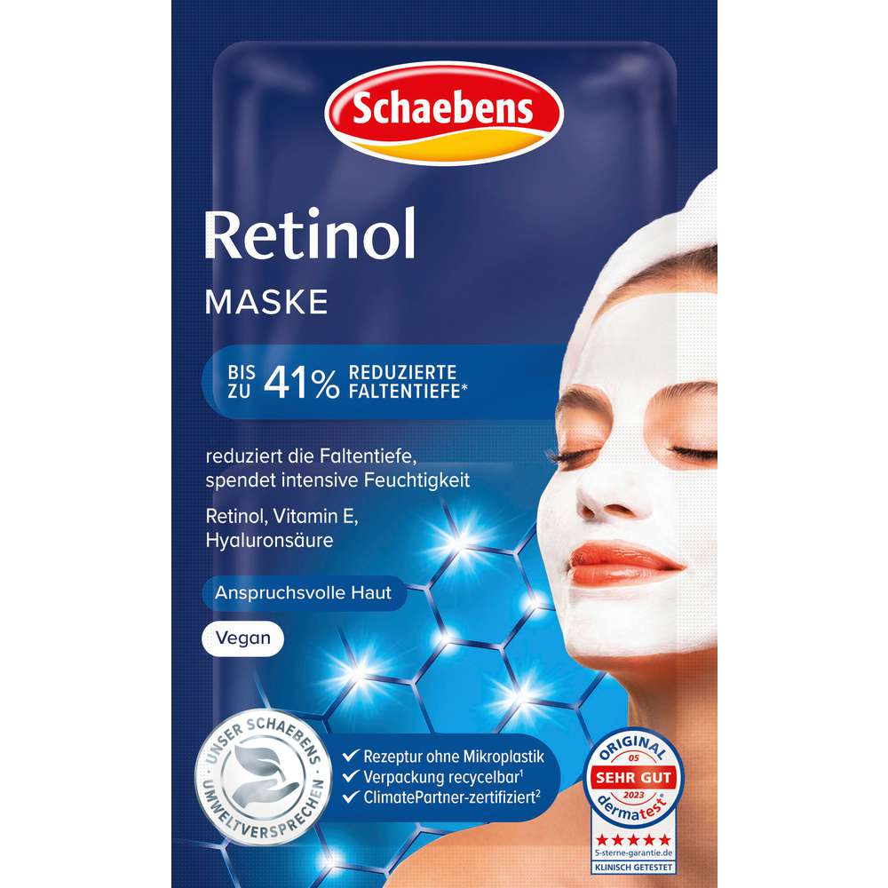 Produktabbildung Schaebens Gesichtsmaske Retinol