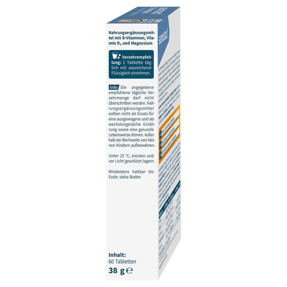 Produktabbildung sanotact B-Komplex + Magnesium + Vitamin D3