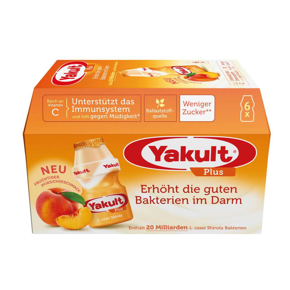Produktabbildung Yakult Trinkjoghurt Plus 0% Fett