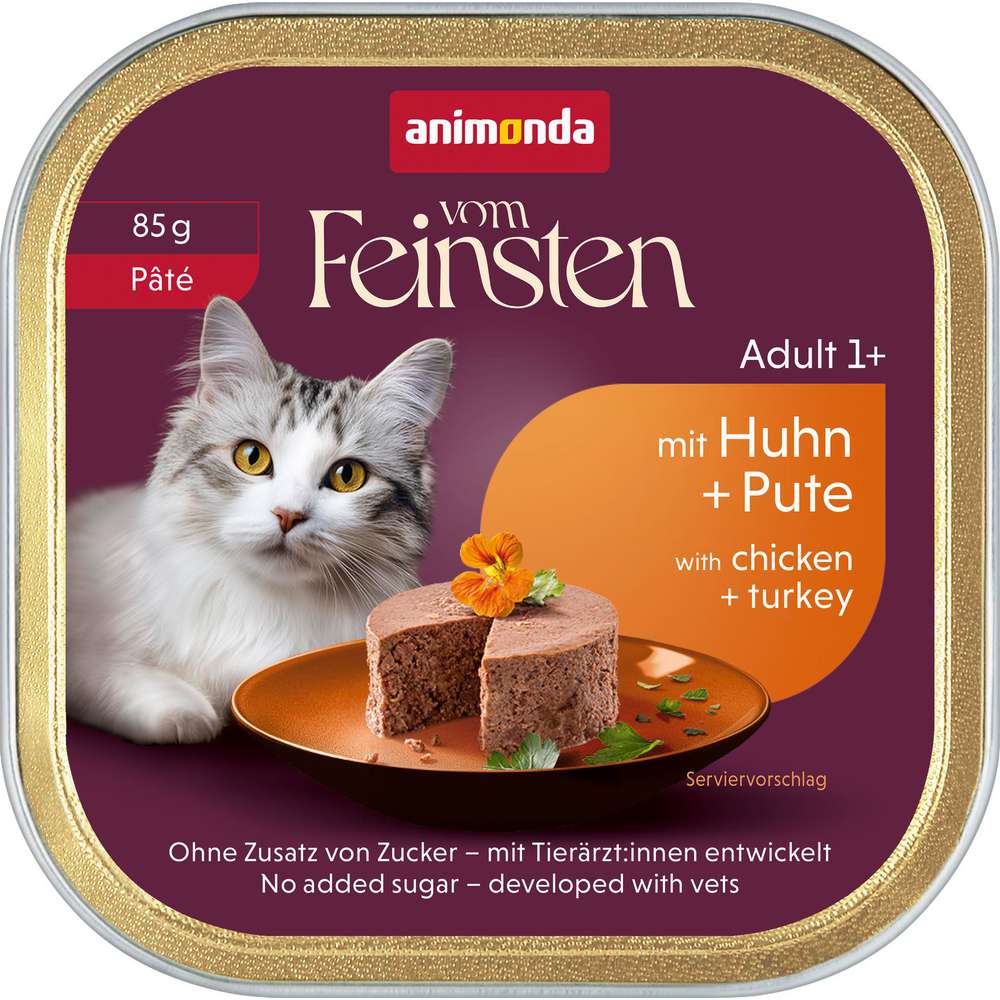 Produktabbildung animonda Katzen-Nassfutter Vom Feinsten Huhn/Pute